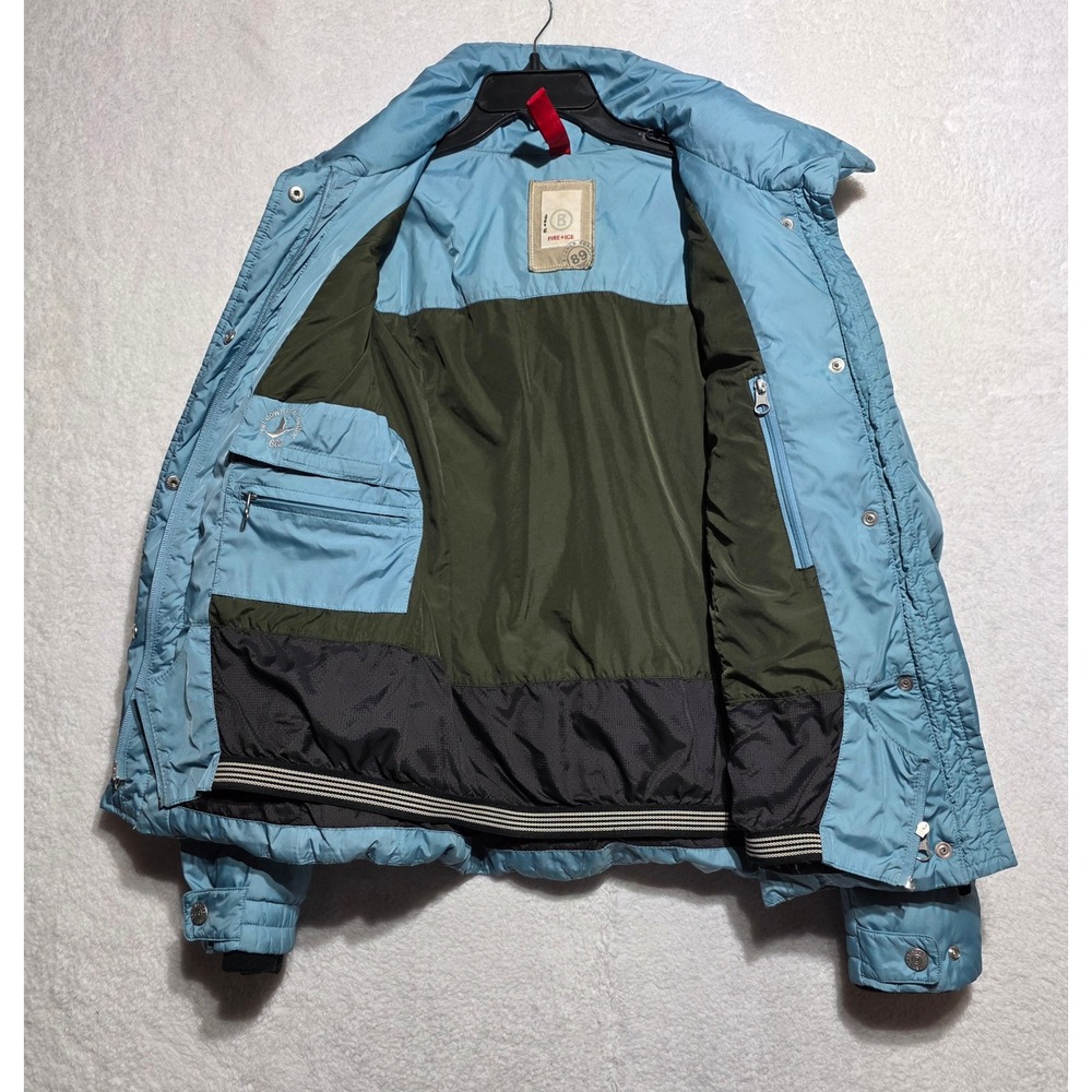 Bogner Fire + Ice Women's Blue Down Puffer Ski Jacket Size 6 Small - Picture 8 of 16